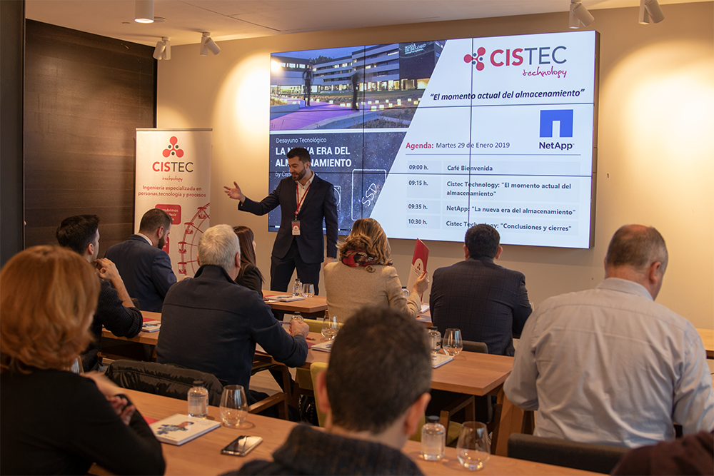 Cistec y NetApp se unen para hablar de tendencias de almacenamiento de datos
